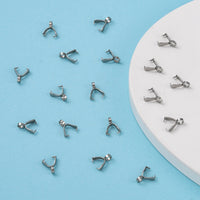 Stainless steel ice pick pinch bails