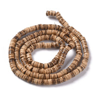 5mm Coconut Heishi Beads - Four colors available