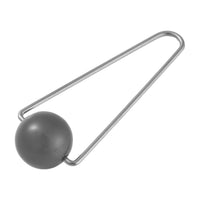 2 Stainless steel long pinch bail for beads