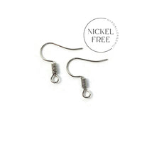 50 Earring hooks - Silver - Nickel free, lead free and cadmium free