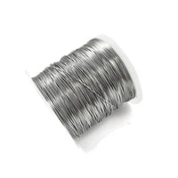 Surgical steel wire, Bulk hypoallergenic jewelry making findings, Stainless tarnish free supplies, Round wire gauge 20, 21, 22, 24, 26