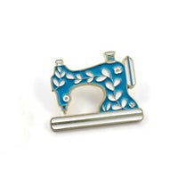 Sewing machine enamel pin, Sew lover brooch, Cute gift for crafters