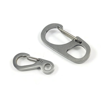 Carabiner clip, Waterproof stainless steel clasp, Bag charm, key chain-making findings