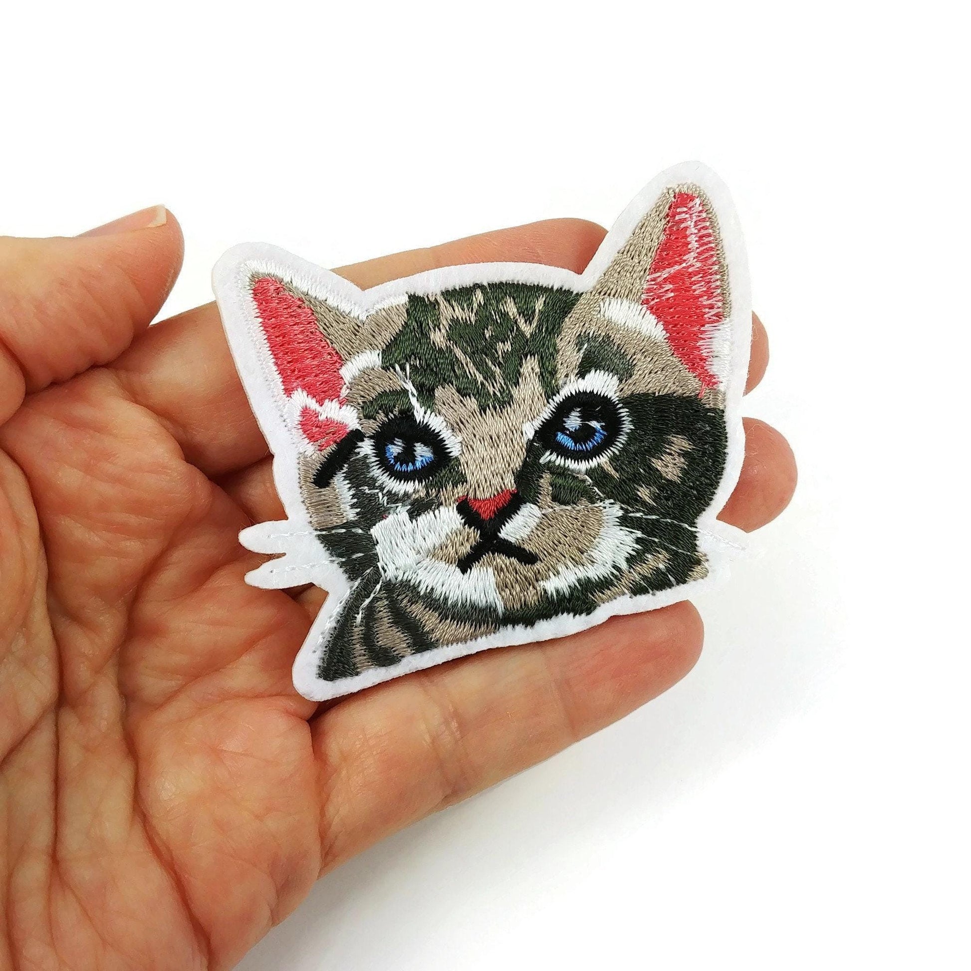 12pcs Cute assorted patch bundle, Cat lover iron on patch, Unicorn embroidered sew on patches