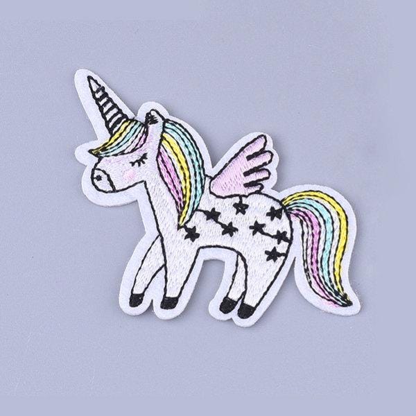 12pcs Cute assorted patch bundle, Cat lover iron on patch, Unicorn embroidered sew on patches