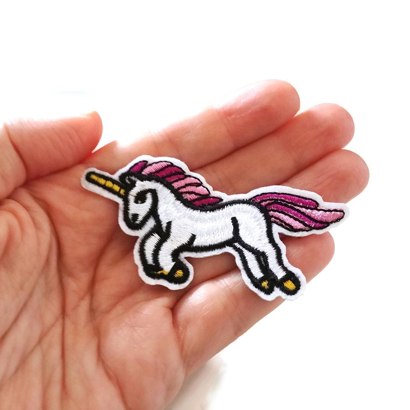 12pcs Whimsical assorted patch bundle, Cat lover iron on patch, Unicorn embroidered sew on patches
