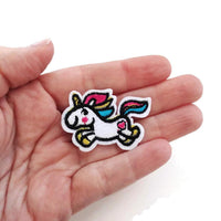 12pcs Cute assorted patch bundle, Cat lover iron on patch, Unicorn embroidered sew on patches