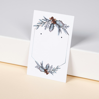 Cartes pour boucles d'oreilles modifiables - Fantaisies hivernales