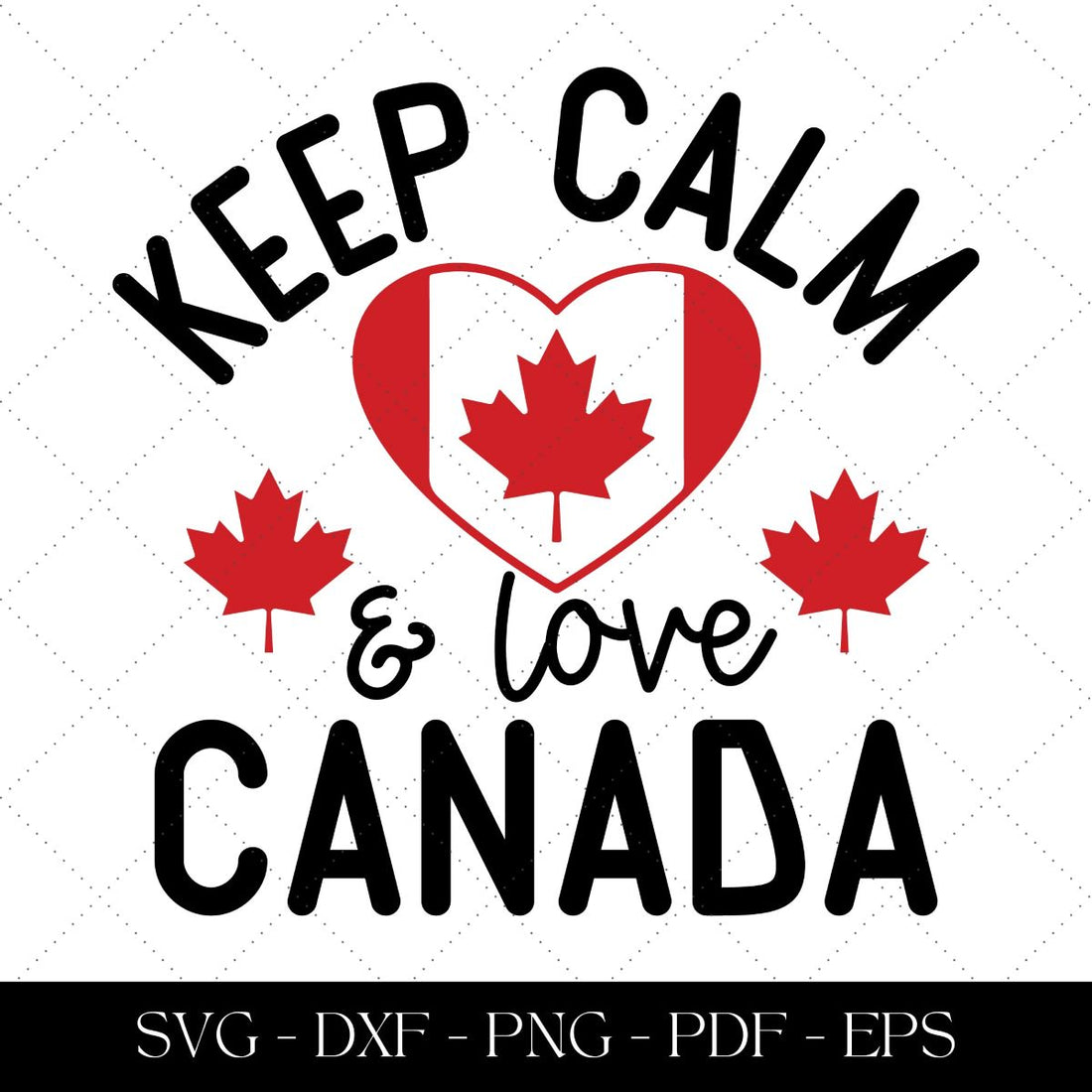 Keep calm & love Canada