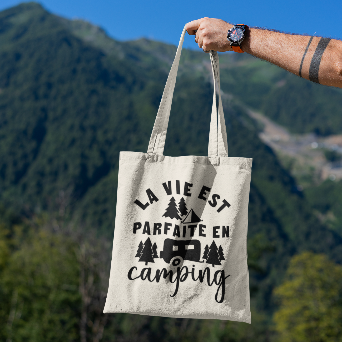 La vie est parfaite en camping