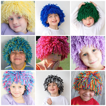 DIY Yarn Wig Sewing Pattern - Party and Costume Tutorial