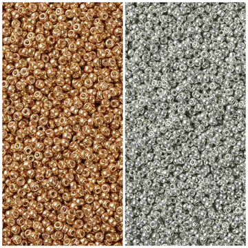 400 Miyuki metallic seed beads 8/0