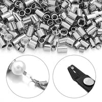 10 tubes à écraser en acier inoxydable - 4 tailles disponibles