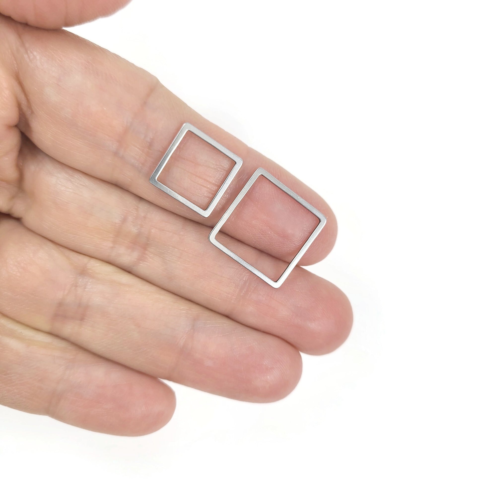 5 stainless steel square ring links