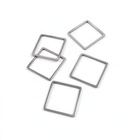 5 stainless steel square ring links