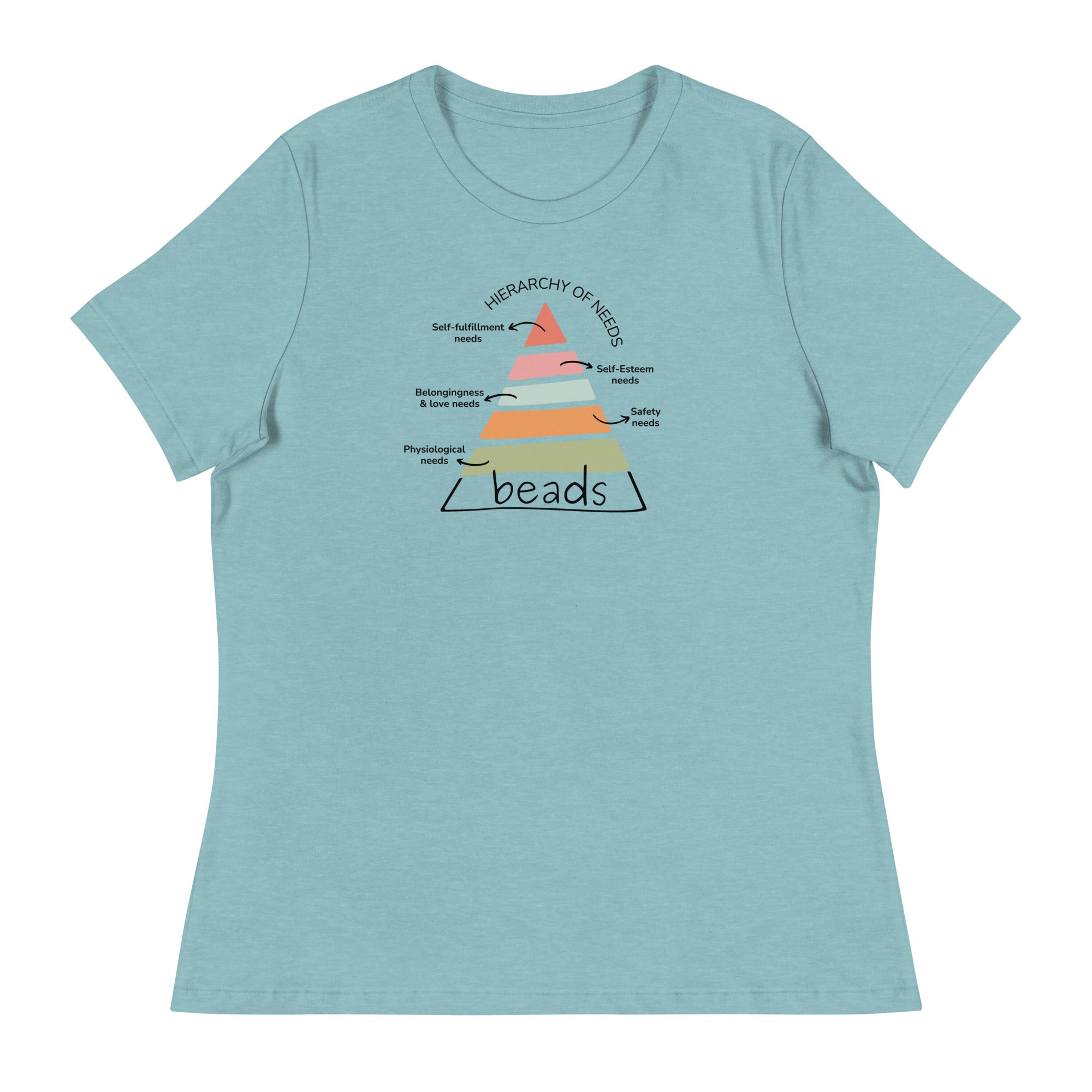 Beads: the ultimate need, Fun women's relaxed t-shirt