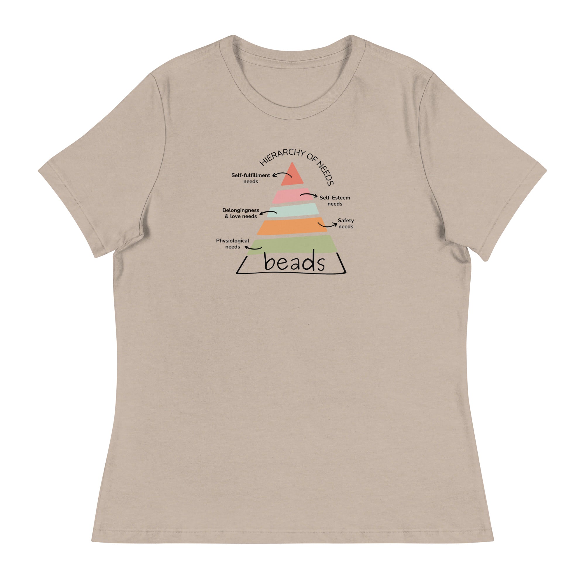 Beads: the ultimate need, Fun women's relaxed t-shirt