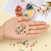 1800 fruit clay slice, Jewelry making, Nail art decoration