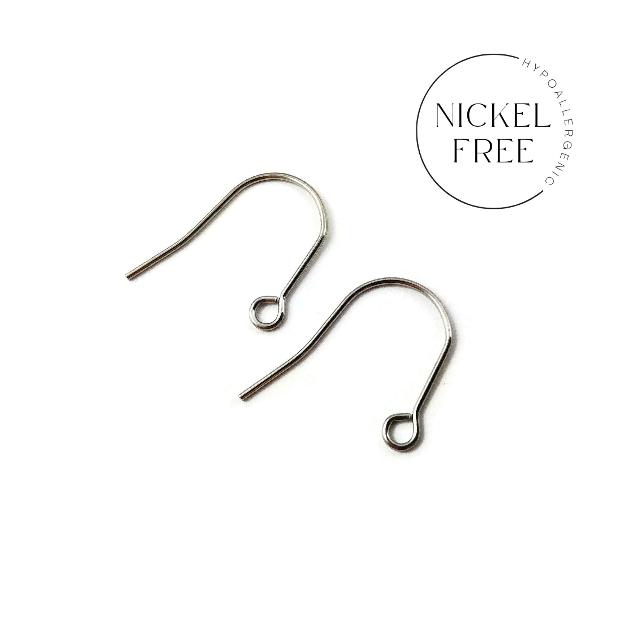 Hypoallergenic Surgical Stainless Steel Stud Earrings Hooks, 8 Mm Blank Earring  Hooks, DIY Earrings, DIY Jewelry 