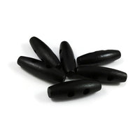 Black wooden toggle sewing buttons