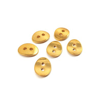 Stainless steel oval button clasp 14mm