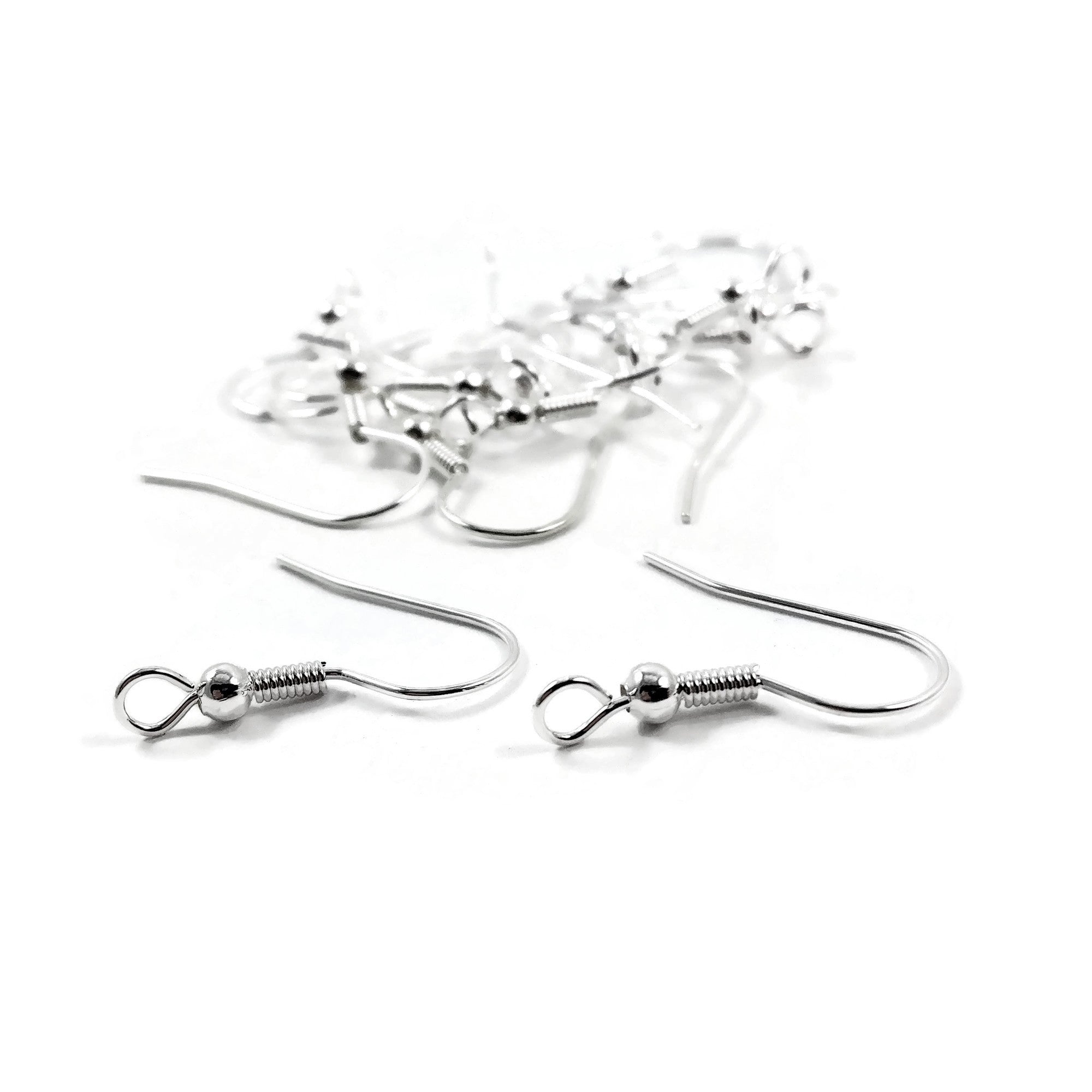 Real silver deals earring hooks