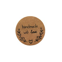 50 Handmade with love stickers
