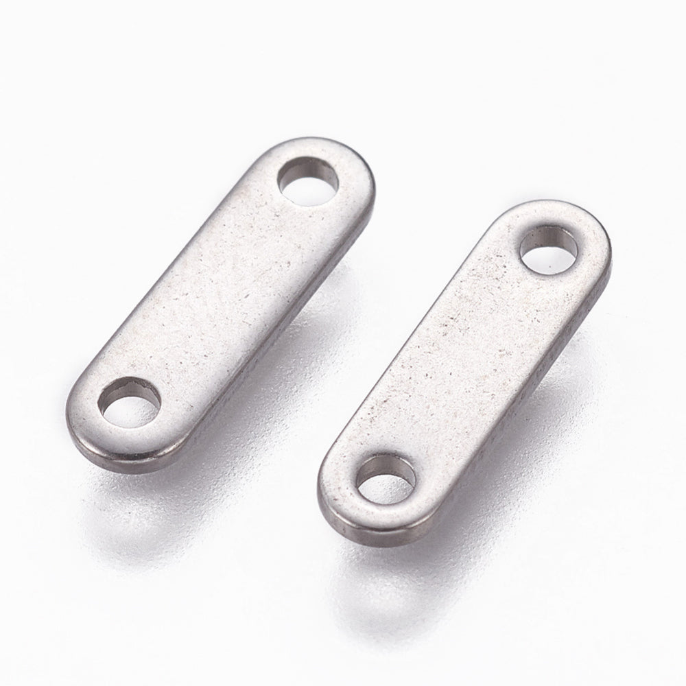 Stainless steel chain tabs 12mm