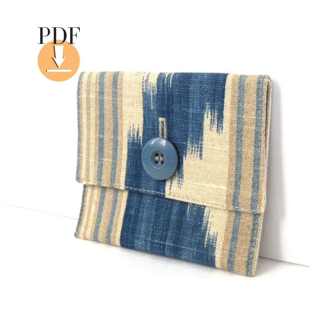Button Pouch Sewing Pattern and Tutorial