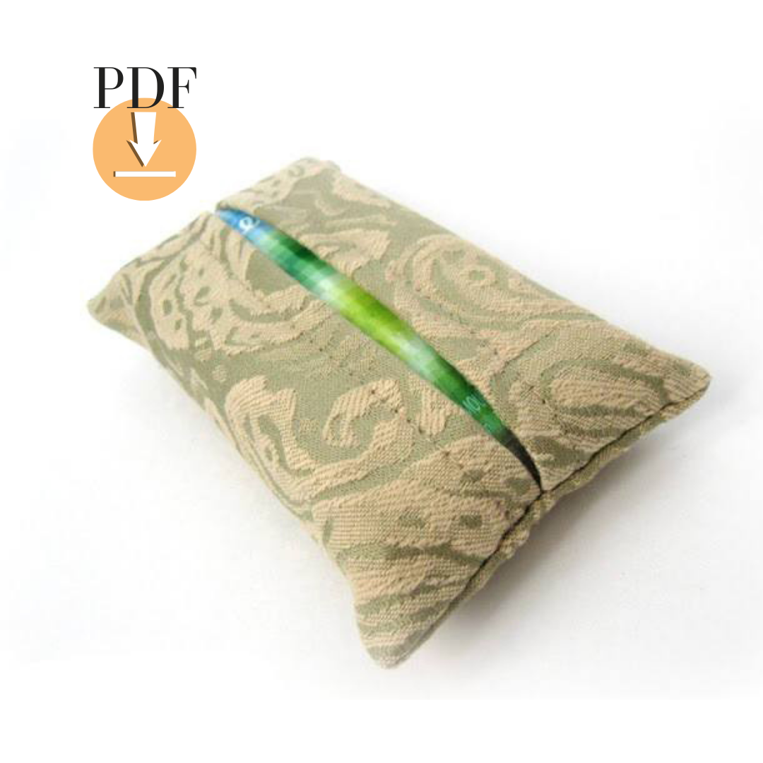 DIY Travel pocket tissue holder tutorial and sewing pattern