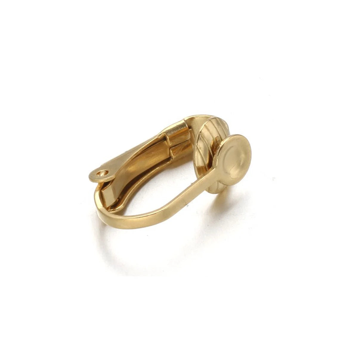 Gold filled clip hot sale on earring findings