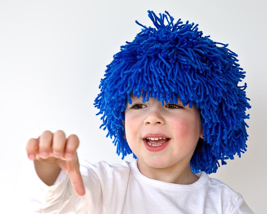 DIY Yarn Wig Sewing Pattern - Party and Costume Tutorial