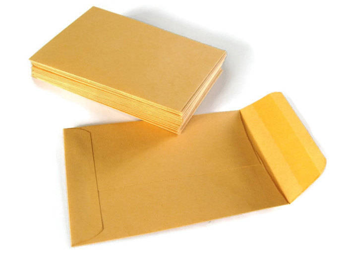 10 Kraft Envelopes - Eco friendly paper envelopes