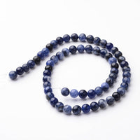 Natural Blue Sodalite Stone Beads Strands 4, 6 or 8mm Round