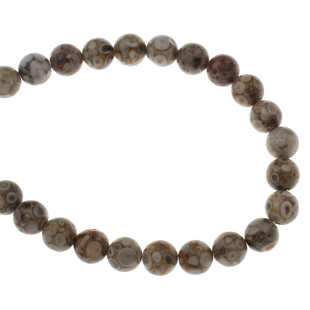 Natural Tibetan Agate Dzi Beads Maifan Stone Round Beads Strands 6 or 8mm