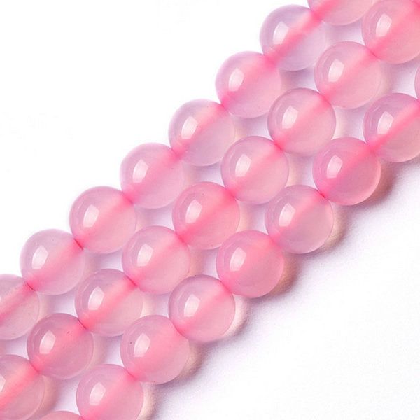 Perles Naturelles en Quartz Rose