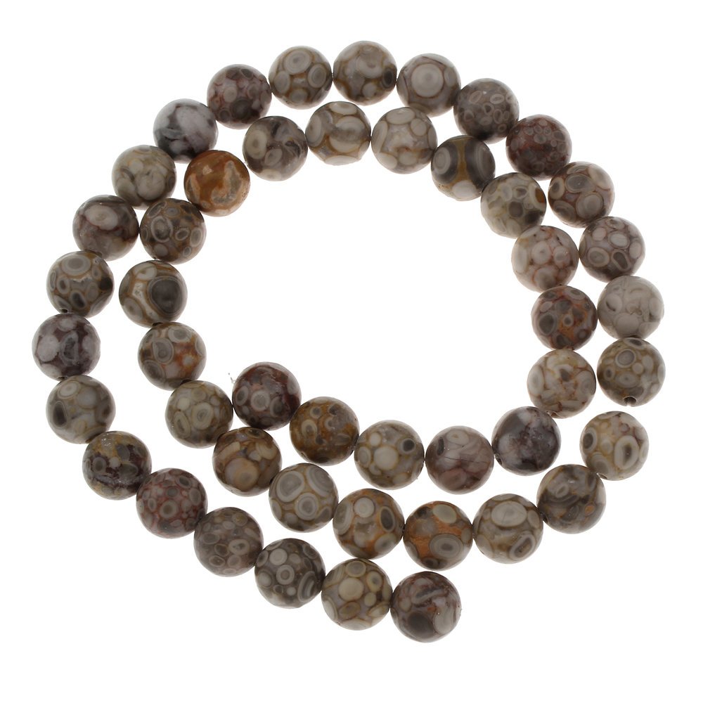 Natural Tibetan Agate Dzi Beads Maifan Stone Round Beads Strands 6 or 8mm