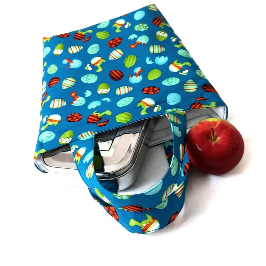Easy to sew insulated lunch bag sewing pattern & tutorial