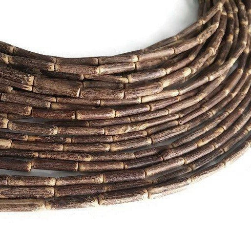 Sigid Vine Wood Tube Beads - Eco Friendly Tube Beads 16mm - 16" strand 