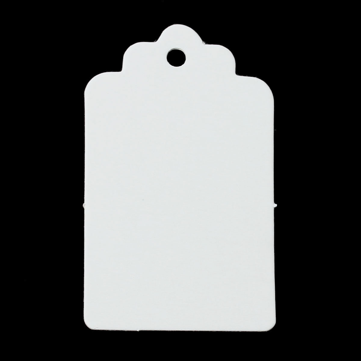 50 Rectangle gift tags - 2 inches blank paper tags