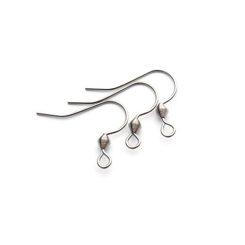 10 pcs earring hooks, Stainless steel earwire, Tarnish free jewelry making
