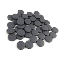 6 Wood Beads Flat Round 20mm - Choose your color