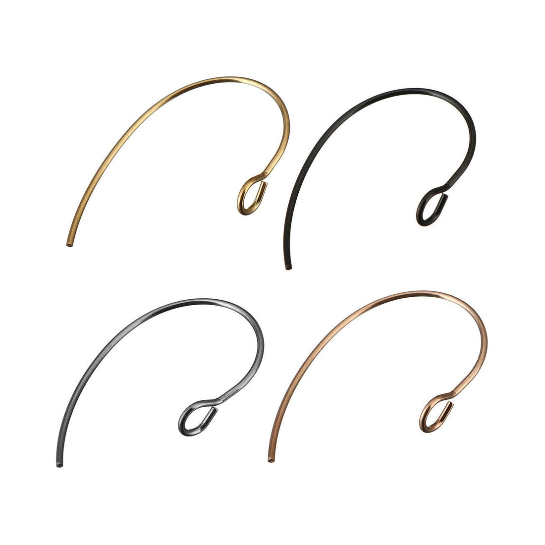 10 Stainless Steel Round Marquise earring hooks