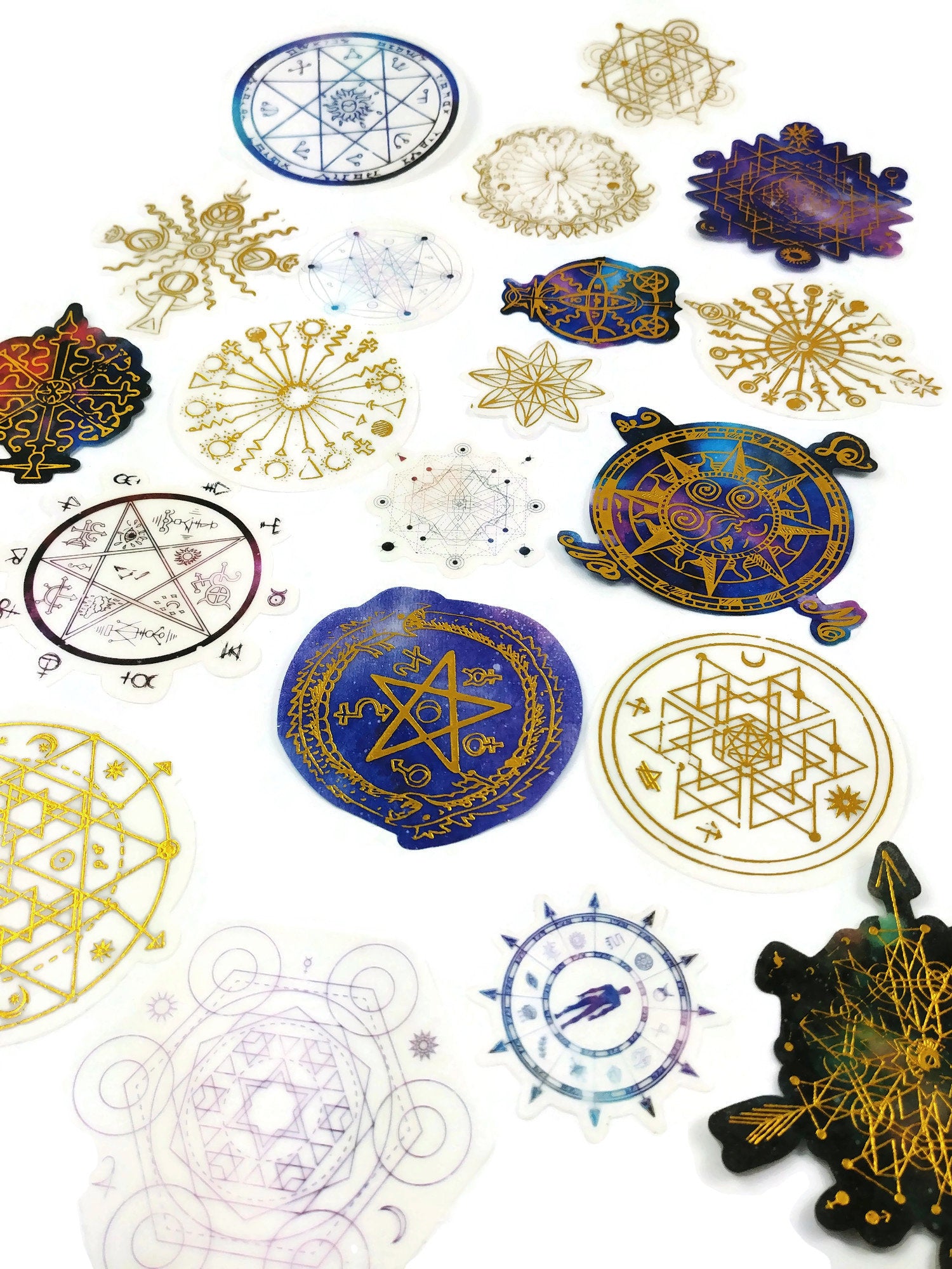 Mystic symbols PVC deco stickers
