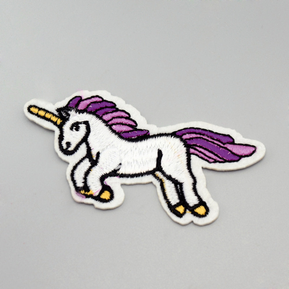 Unicorn iron on patches, embroidered patch, sew on patch