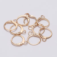 Round lever back hoop earring hooks 10pcs (5 pairs) Nickel free, lead free and cadmium free