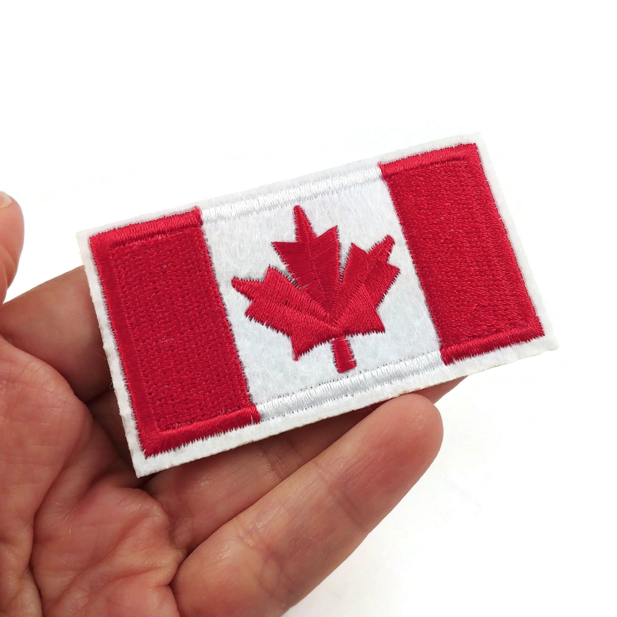 Canada iron on patches, Embroidered patch, Sew on patch, Canadian flag applique