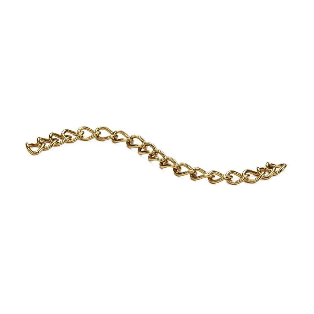 10 Gold stainless steel extender chains 50mm