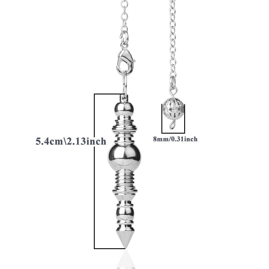 Gold dowsing pendulum - Nickel, lead & cadmium free metal pendulum