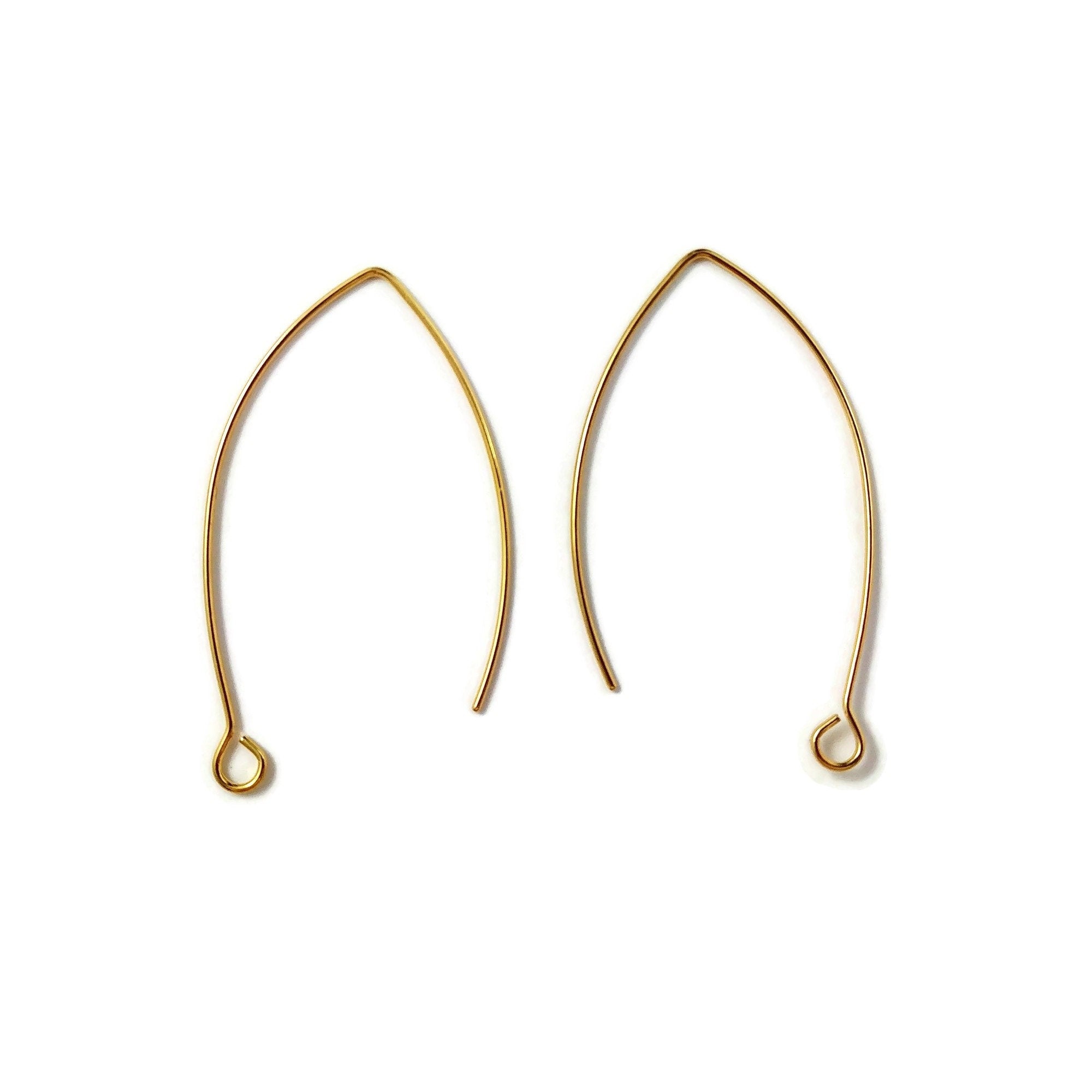 50pcs Wholesale Gold Leverback Earring Hooks Ear Wire Loops Jewelry Findings  Fast USA Shipping Nickel Free Hypoallergenic - Etsy